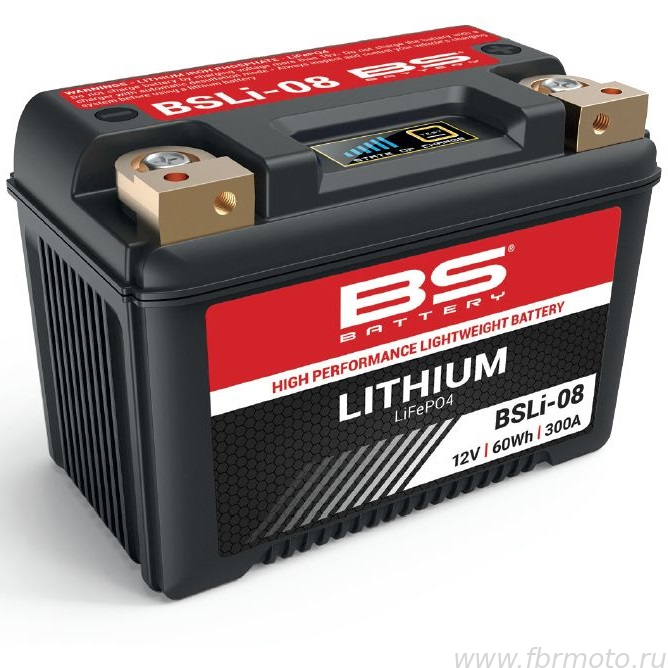  BS Battery BSLI-08 Lithium