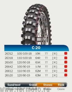 Mitas 90/100-14 49M TT C-20