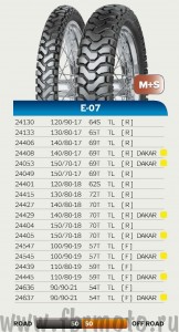 Mitas 100/90-19 57T TL E-07