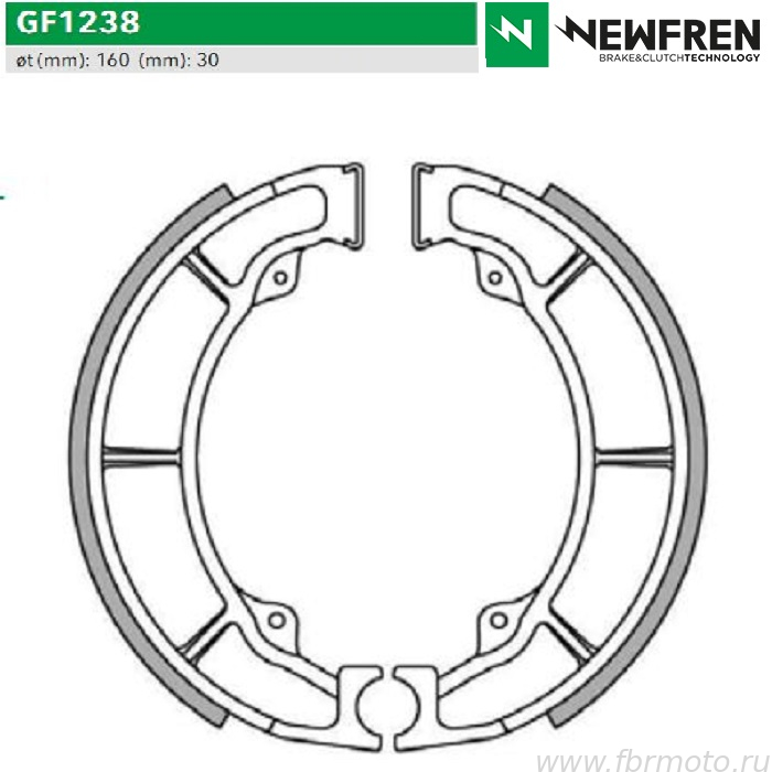   Newfren GF1238FTR