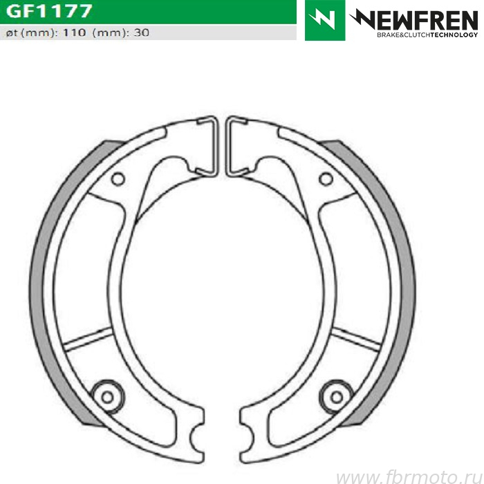   Newfren GF1177FTR