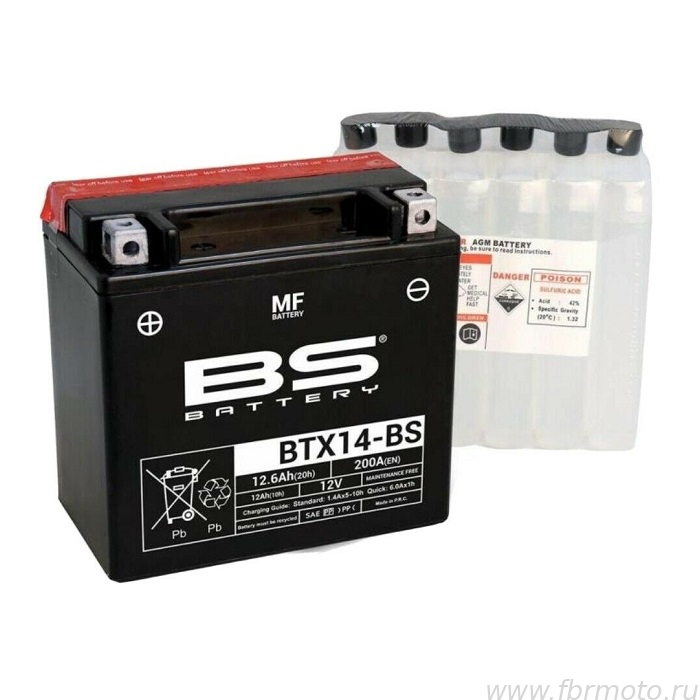  BS Battery BTX14-BS
