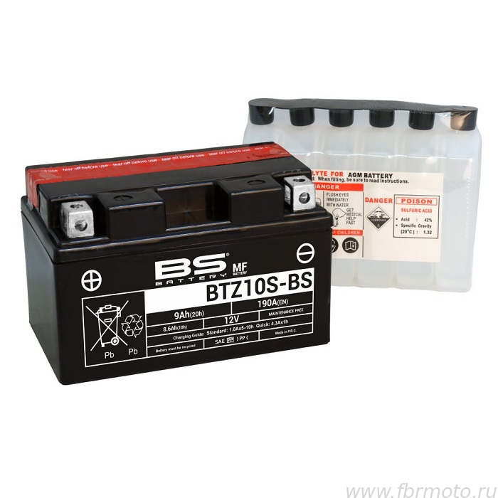  BS Battery BTZ10S-BS