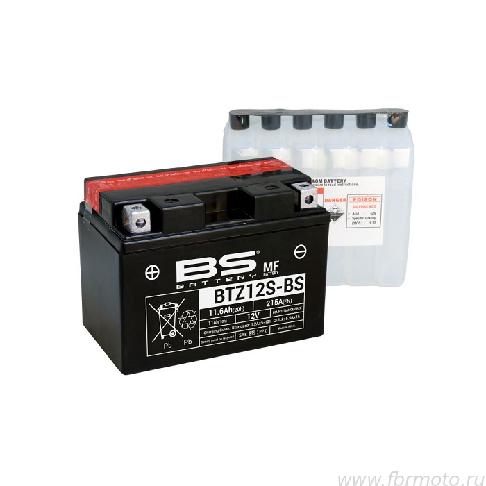  BS Battery BTZ12S-BS AGM (YTZ12S)