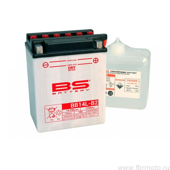  BS Battery BB14L-B2 (YB14L-B2)