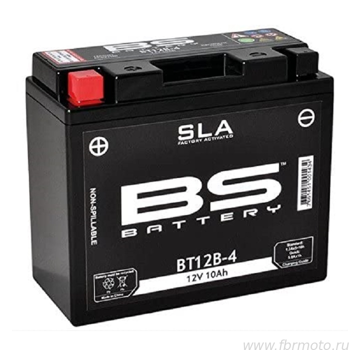  BS Battery BT12B-4 SLA (YT12B-4)