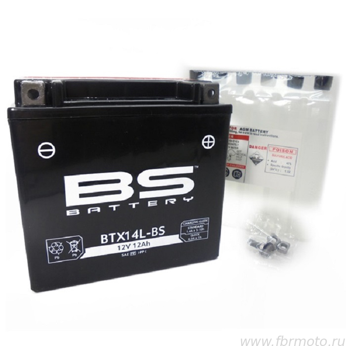  BS Battery BTX14L-BS AGM