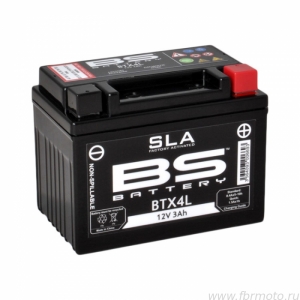  BS Battery BTX4L SLA (YTX4L/YTZ5SL)