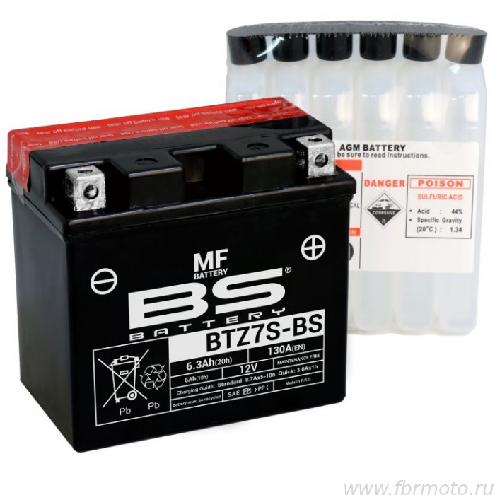  BS Battery BTZ7S-BS AGM