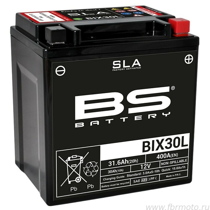  BS Battery BIX30L SLA (YIX30L)