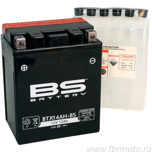 BS Battery BTX14AH-BS